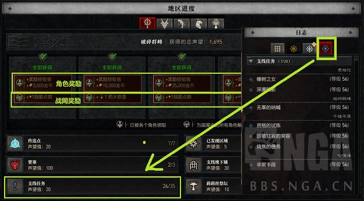 暗黑4支线任务介绍