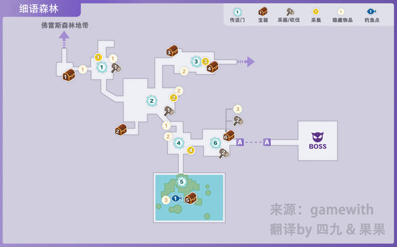 符文工房5细雨森林的采集点在哪