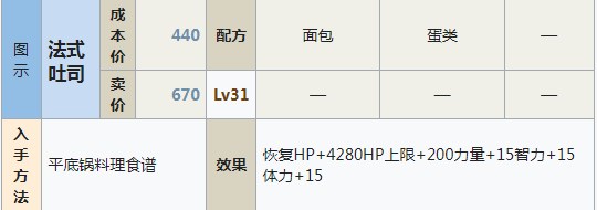 符文工房5法式吐司怎么做