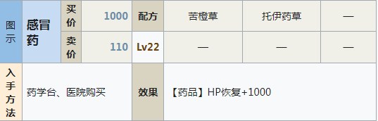 符文工房5感冒药怎么做