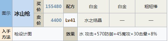 符文工房5冰山枪怎么做