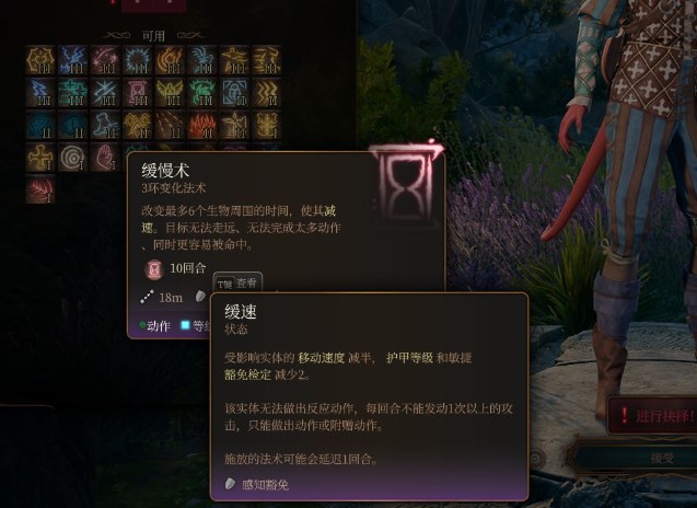 博得之门3缓速是什么