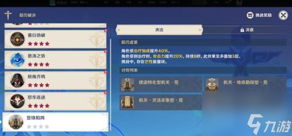 原神4.0蹈刃破决第六天怎么打 蹈刃破决第六天通关攻略