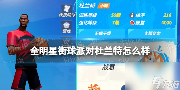 《全明星街球派对》杜兰特怎么样 杜兰特详解