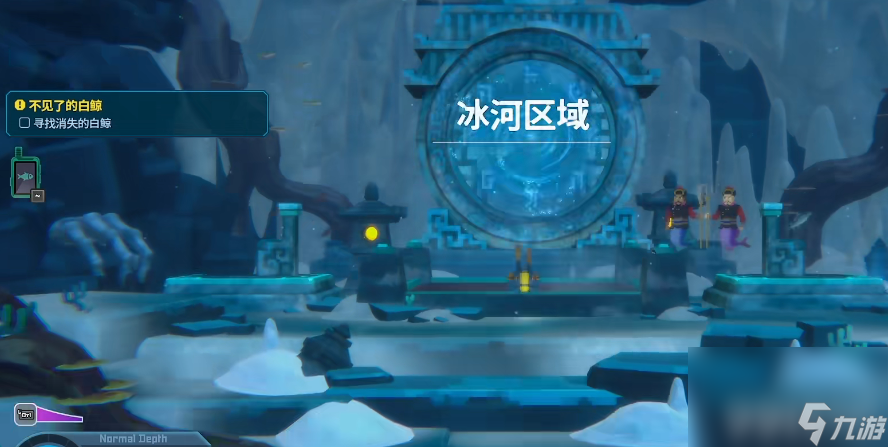 潜水员戴夫不见了的白鲸在什么位置 不见了的白鲸位置一览