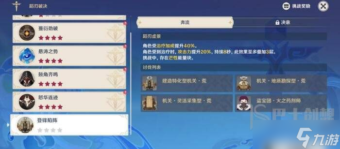 原神蹈刃破决第六天怎么打 原神蹈刃破决第六天登锋陷阵图文攻略分享