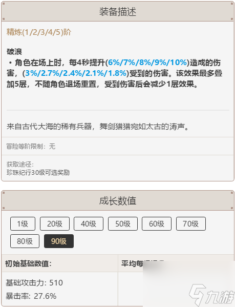 原神1.4版本北斗怎么玩1.4版本北斗武器选择和圣遗物搭配及配队推荐
