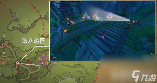 原神隐众游园绮光彩灯位置分布在哪里 隐众游园绮光彩灯位置大全
