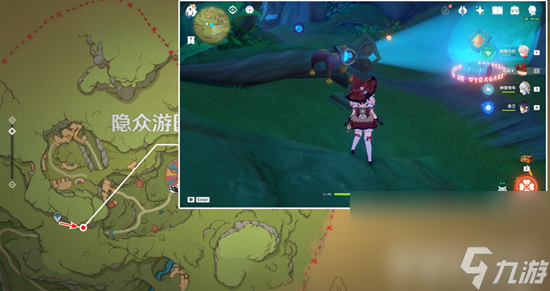 原神隐众游园绮光彩灯位置分布在哪里 隐众游园绮光彩灯位置大全