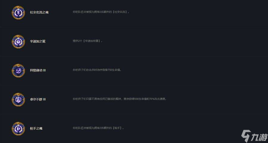 云顶之弈彩色羁绊有哪些？[云顶之弈]