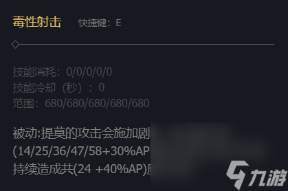 《英雄联盟》快捷标兵提莫技术加点引荐