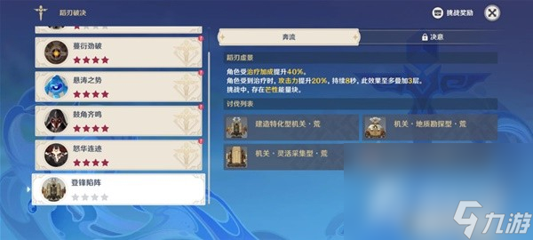 《原神》4.0蹈刃破决活动第六天攻略