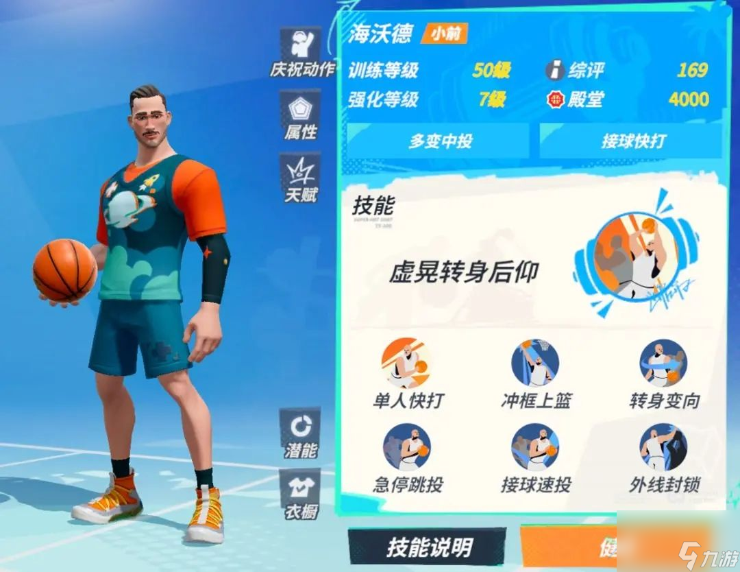 全明星街球派对海沃德怎么样 海沃德球员介绍