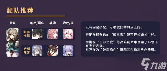 崩坏星穹铁道青雀角色培养攻略
